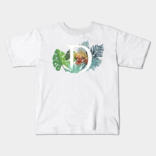 Plant Letter D Kids T-Shirt